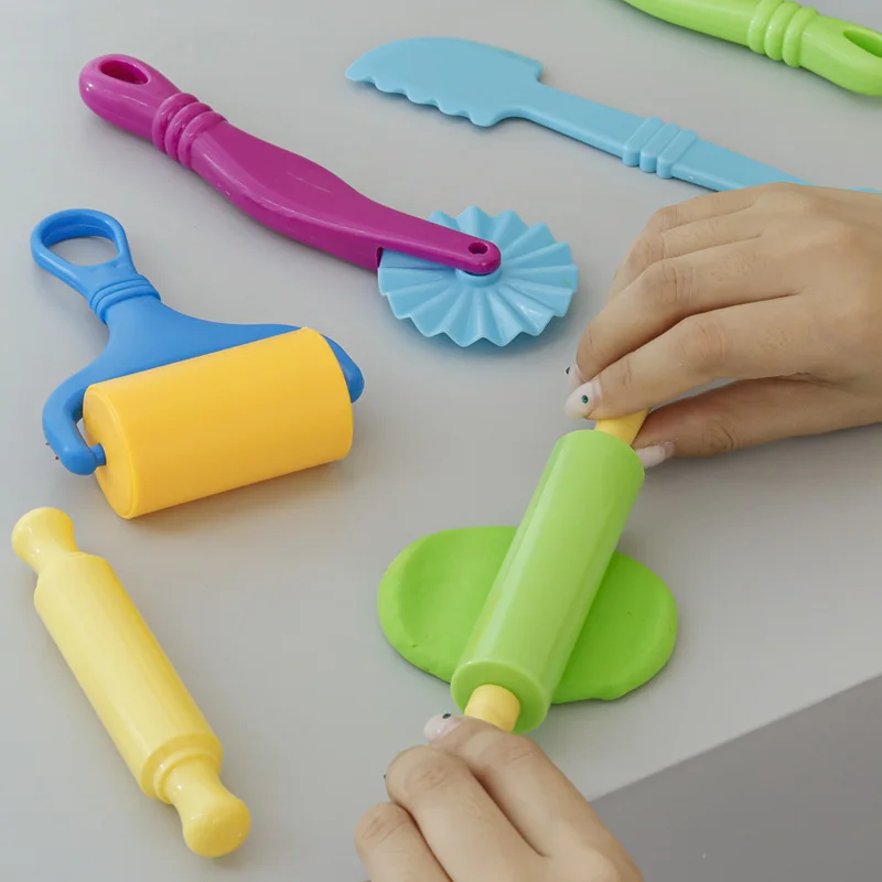 6-Piece Colorful Clay Tool Dough Tool Rolling Clay Roll Knife Dough Mold Hob Craft polymer clay tools pottery sculpting tools clay sculpting tools pottery tools clay craft tool