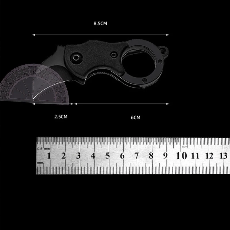 Outdoor Portable Folding Mini Knife Camping Barbecue Sharp Fruit Knife Defense Key Open Box folding knife