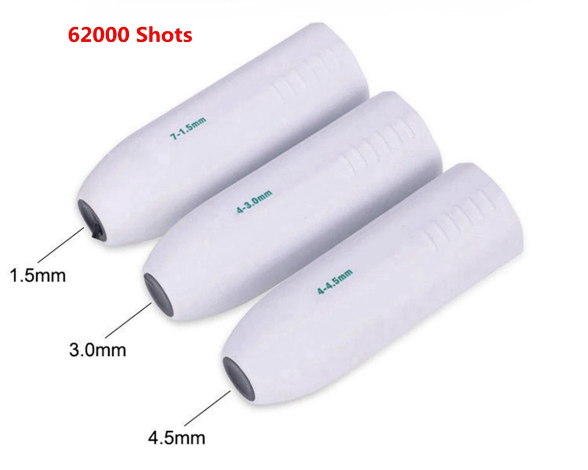 62000 Colpi Vmax Hifu Cartuccia Di Ricambio Sonda Consumabili Per V-Max Radar Line Carving Rimozione Delle Rughe Sollevamento Dimagrante