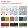 Pure Linen Bedding Set, Washed Bed Linens, Organic Flax Duvet Cover Pillowcases Fitted Sheet, Quilt Cover With Zipper Closure 2