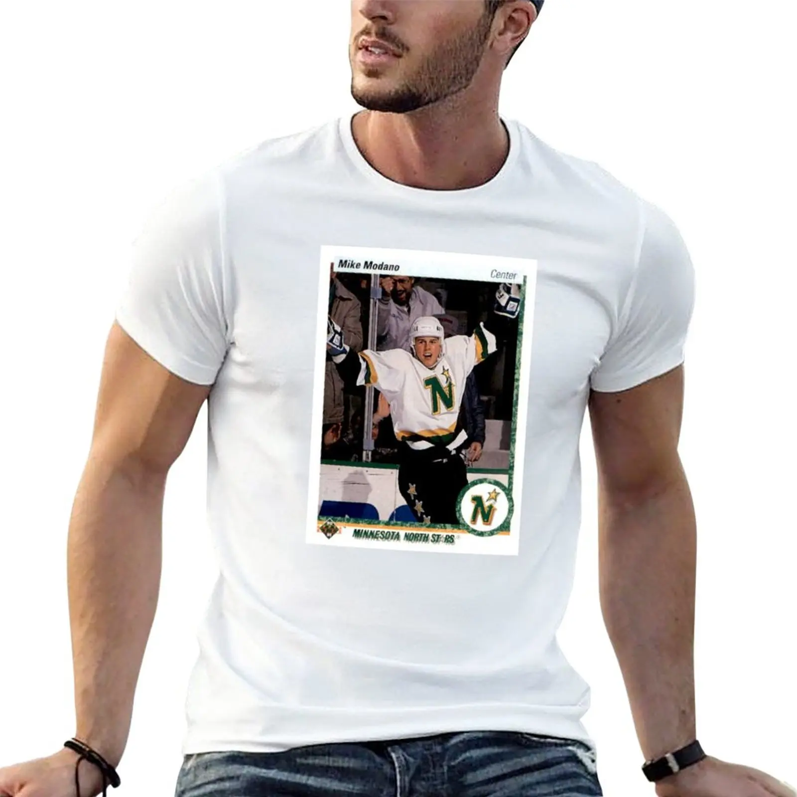 

New Mike Modano Rookie Card T-Shirt graphics t shirt sublime t shirt t shirts men