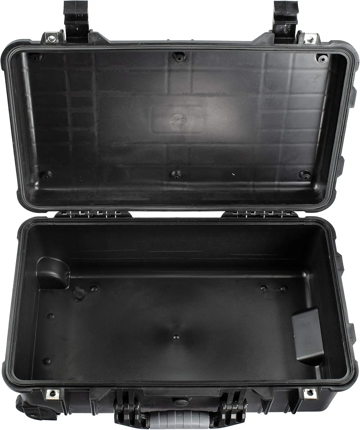 Carry-On Travel Roller Gear, Camera, Drones, Tools, Equipment Hard Case Waterproof with Foam Black 4