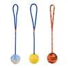 Pet Dog Training Toy Dogs Natural Rubber Ball On Rope Durable Toys Chew Teeth Cleaning Ball For Funny Excercise Play Outdoor 1
