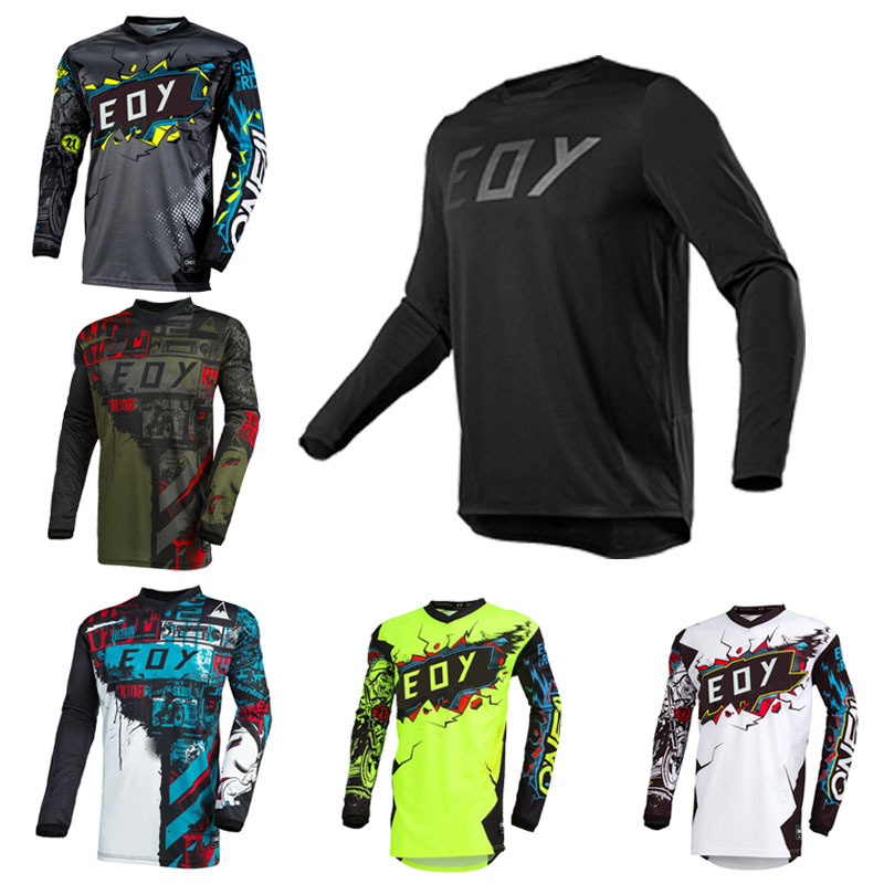 Cycling Jersey Mountain fox jersey Racing Bike Motorcycle Shirts MTB BMX Downhill Moto DH Motocross T-shirt EOYFox Jersey