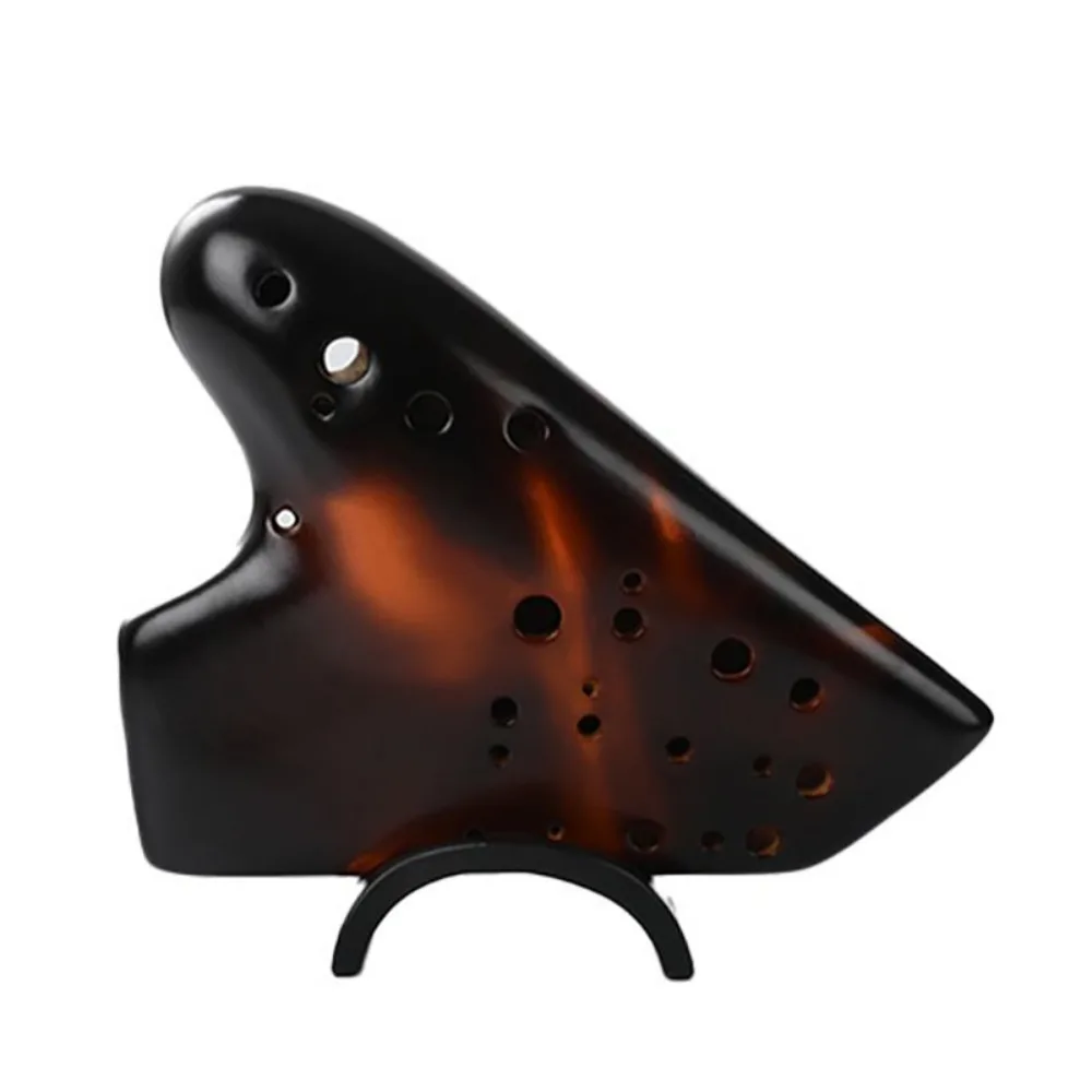 Triple Ocarina Alto C Key AC Professional Musical Instrumentation Ceramic Ocarinas Rare Orff Instruments Accessories Flute Gift
