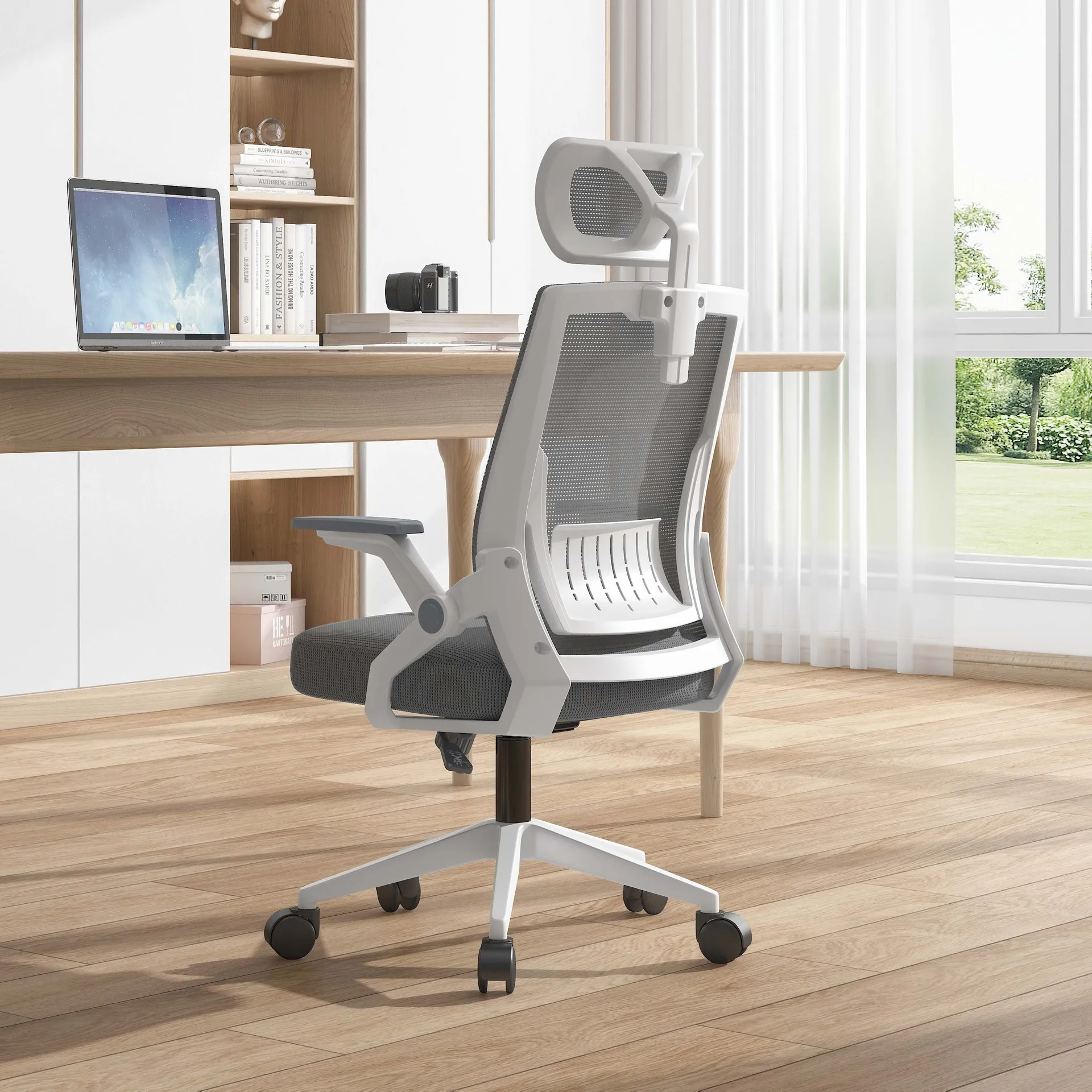 

Aoliviya Official Comfortable Long-Sitting Student Dormitory Lifting Swivel Backrest Chair Conference Office Chair Computer Chai