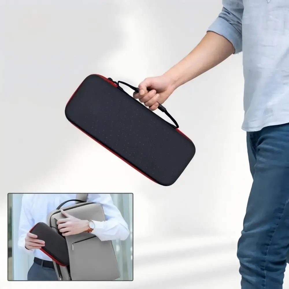 Shockproof Carrying Case for Switch Hori Split Pad Pro - Game Card Slots & Anti-Scratch | Travel Storage Bag for Gamepad