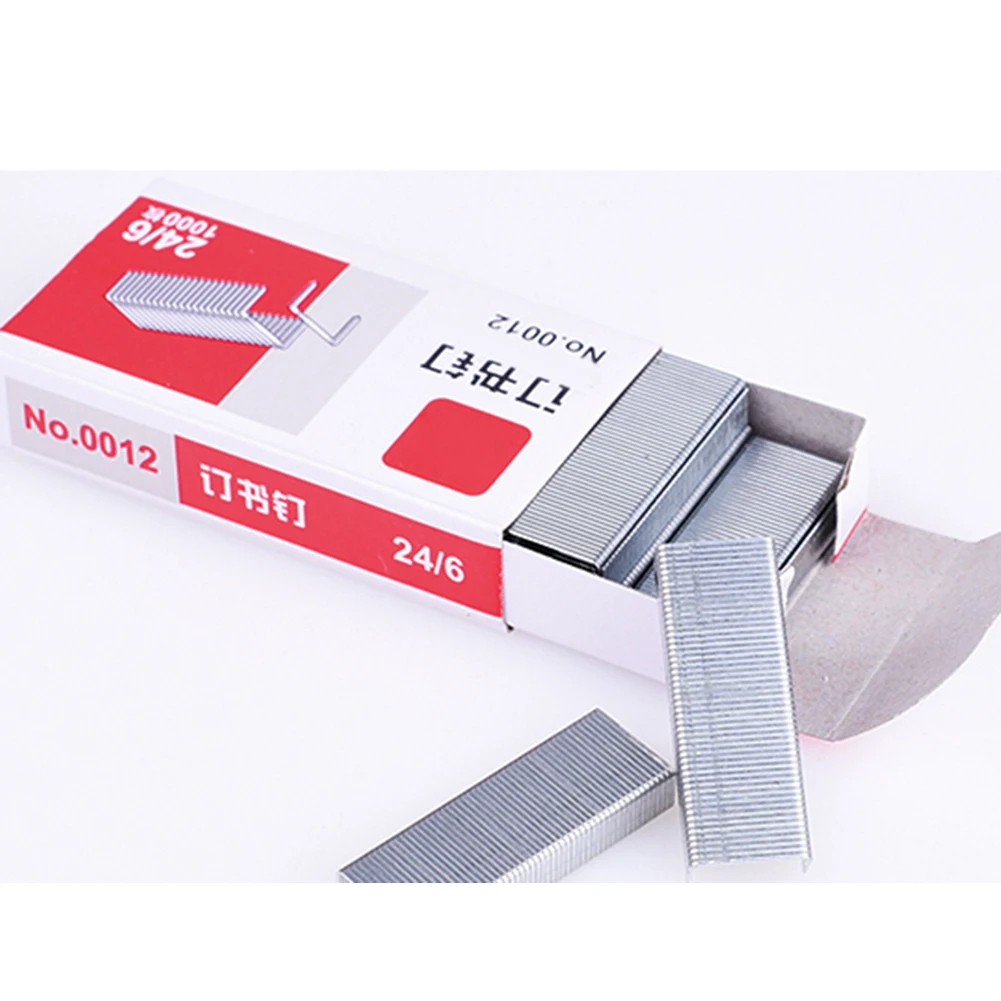 1박스 1000개입 표준 사이즈 12 (24/6) 가정용 스테이플러 리필용