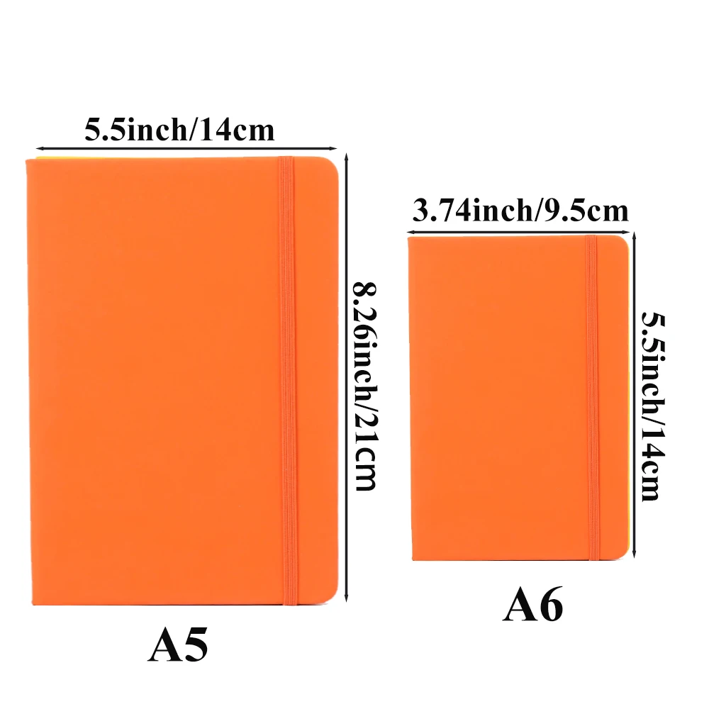 A5/A6 Business-Notizbuch mit Riemen, 160 Seiten, 80 g/m2, Studenten-Briefpapier, Notizblock, Handkontobuch, schwarzes Notizbuch, Hardcover-Planer – Detail 10