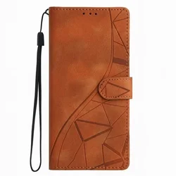 Stylish Wallet Flip Cover Case for Honor X60 Pro 5G (Brown PK)