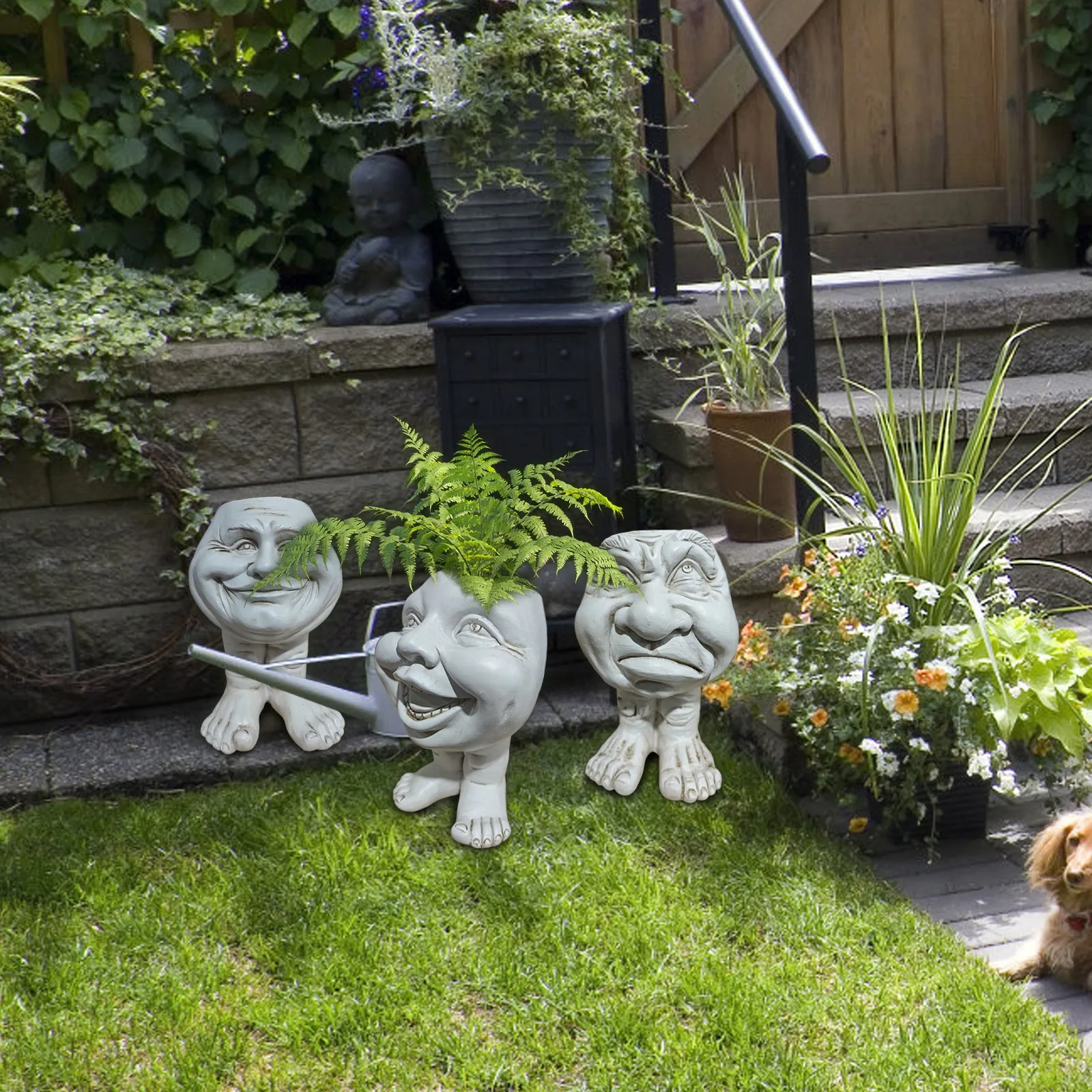 Funny Muggle Flower Pot Ornament 3