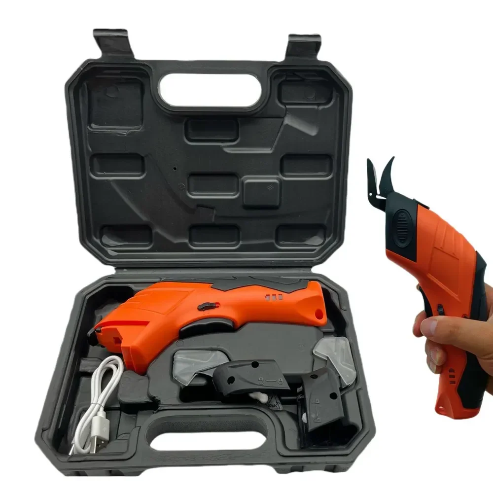

Handheld Electric Scissors Cloth Cutter Portable Fabric Cutting Machine Paperboard Leather Rug Plastics Trimmer Electric Clipper