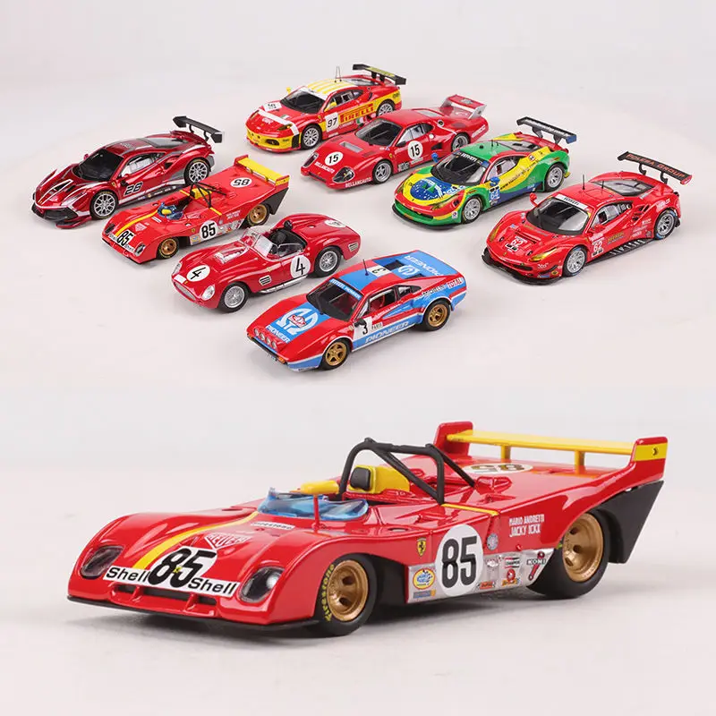 Ferrari 512 BB Le Mans Endurance Racing Car Alloy Replica Toy Ornament Gift