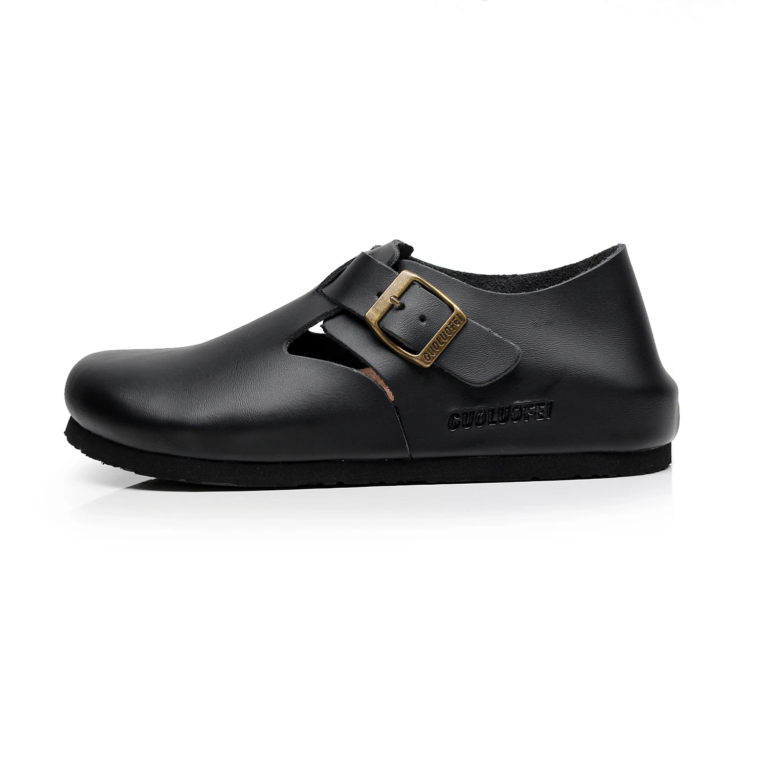 Comfortable Women's Cork Shoes Low Heels with Adjustable Buckle, Perfect for Outdoor Activities Men's Sandals 2