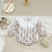 Autumn Toddler Rompers Baby Girl Clothes 0-2Y Spring Soft Cotton Newborn Baby Girl Long Sleeves Romper Fashion Infant Clothing
