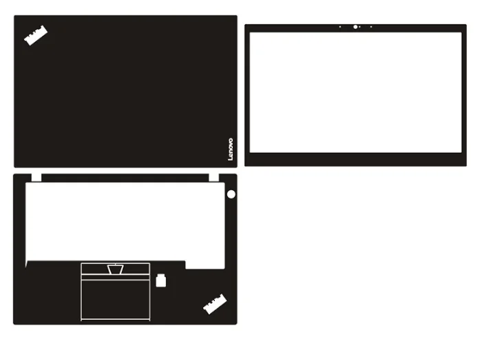 

Customize Size Model 1PCS Skin Pre-cut Vinyl Stickers Case Cover Protective Film For Lenovo Thinkpad T470S