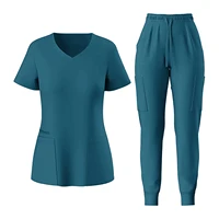 Uniformes chirurgicaux pour femmes, Articles de soins infirmiers, gommages cliniques, haut et pantalon, ensemble de vêtements de travail, vêtements médicaux pour médecins d'hôpital 4