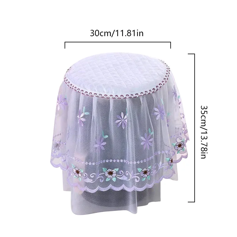 Lace Fabric Cover Household Rice Pot Dust Covers Flower Pattern Kitchen Appliances Dust Cover Home Kitchen Supplies