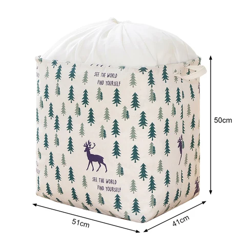 Laundry Basket Foldable  Quilt Clothing Toy Storage Basket Dirty Clothes Laundry Bathroom Organizer Baskets 1Pcs