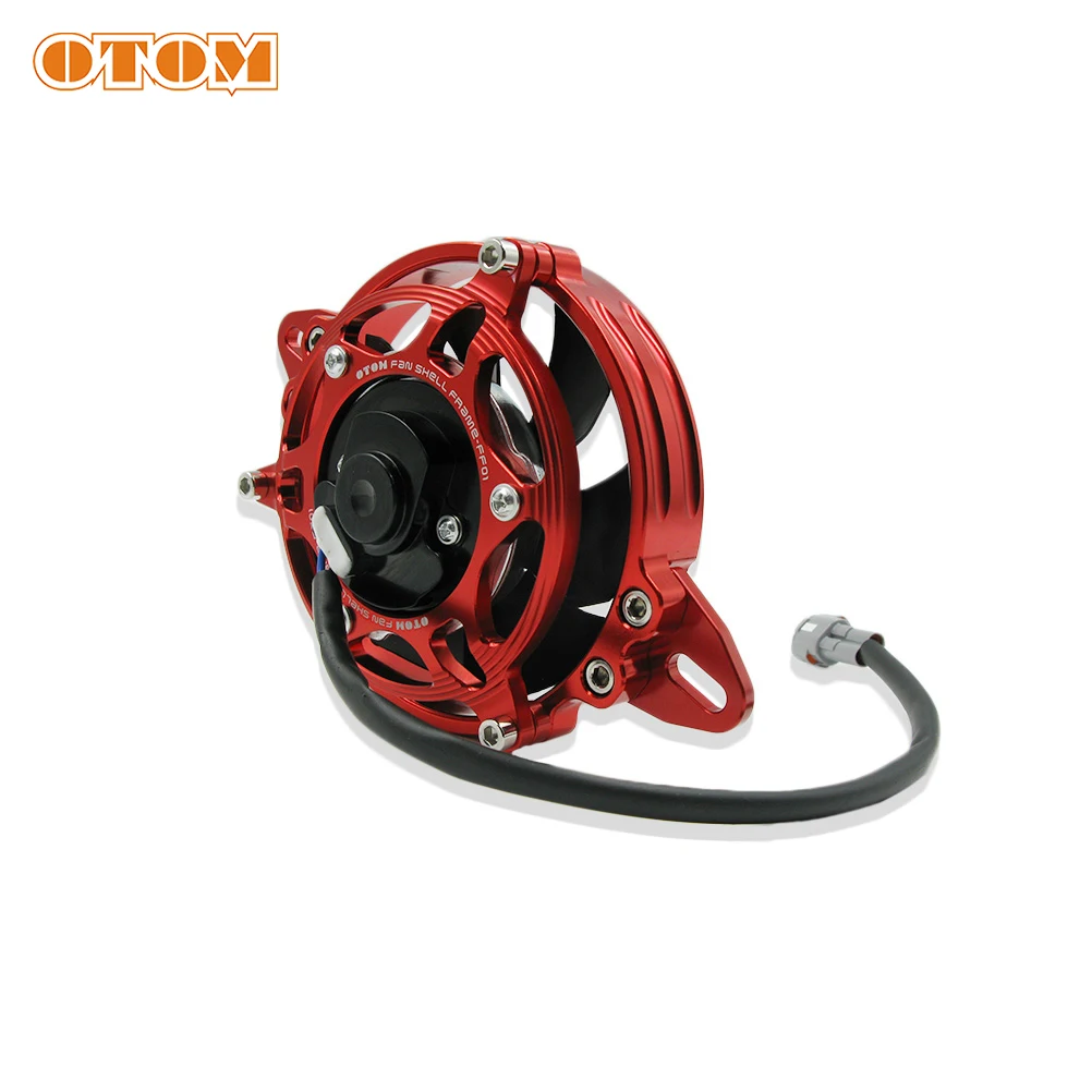 Motorcycle Cooling Fan Engine Parts Motorcycle Accessories Radiator Fan Cooling Fans Dirt Bike 50-250cc Oil Cooler ATV Motocross 12V Enduro Electro Fan