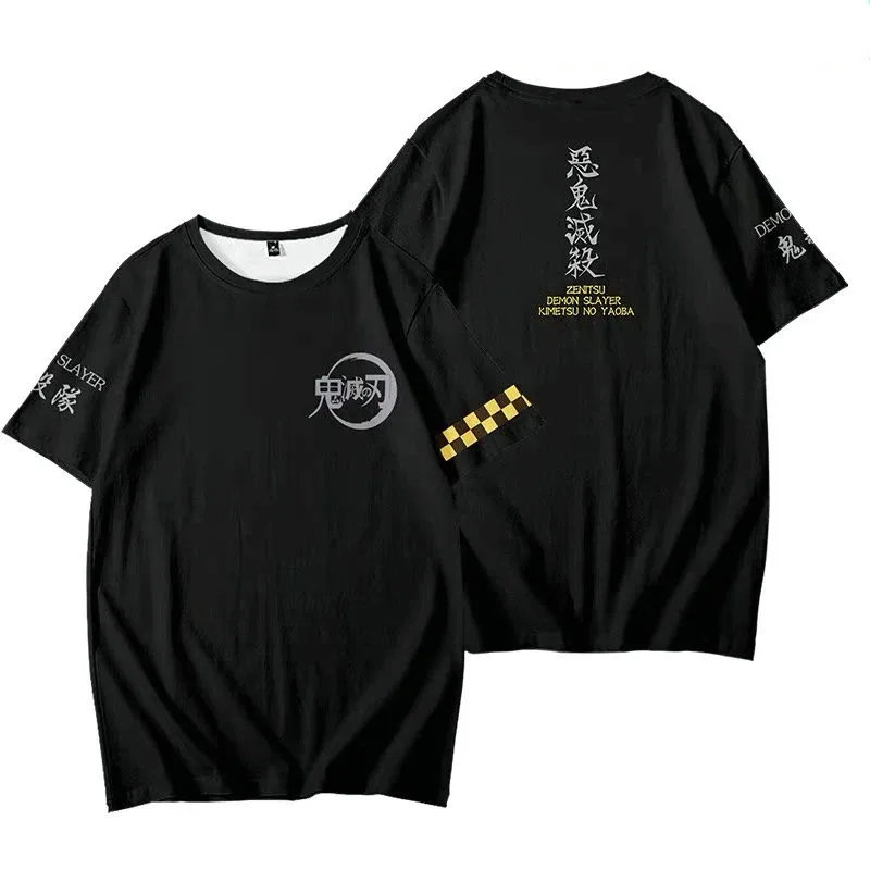 Demon slayer kisatsutai anime 3d t-shirt cosplay costume men women t-shirts tops o-neck short sleeve harajuku t-shirt