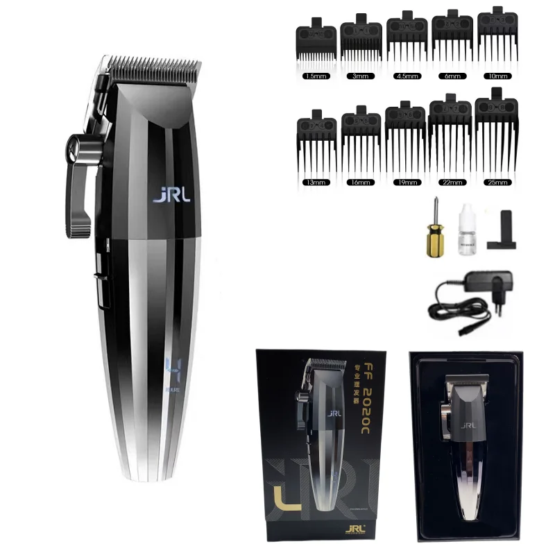 JRL 100% genuine professional hair clipper, cordless hair clipper, men's  electric hair clipper, beard trimmer - AliExpress