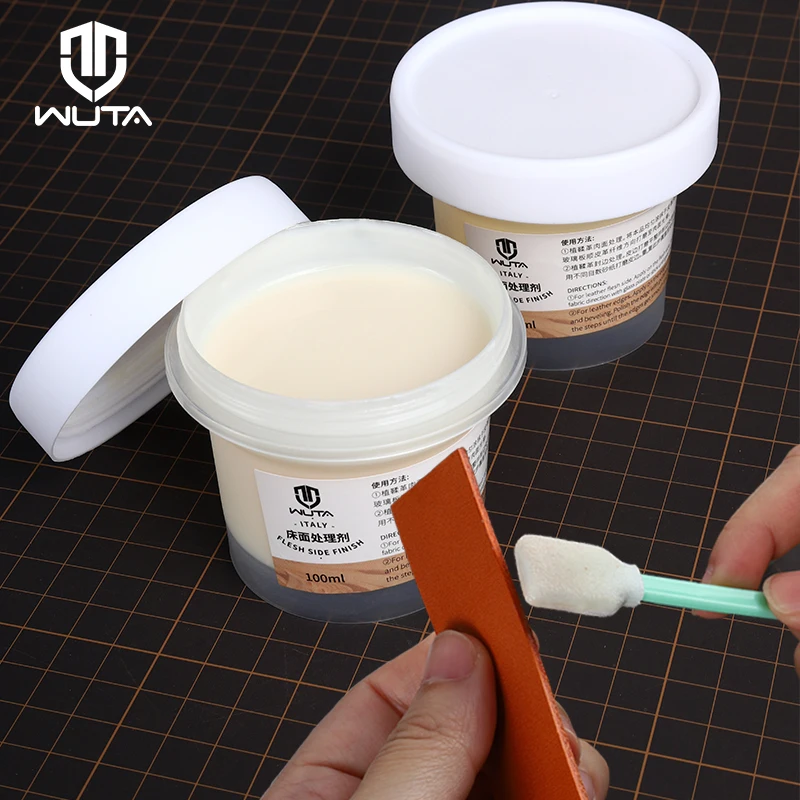 

WUTA Leather Finish Tokonole Rougher Burnisher Gum Handcraft CMC Clear & Smooth Treatment Agent Italy Imported Edge Coat Paint