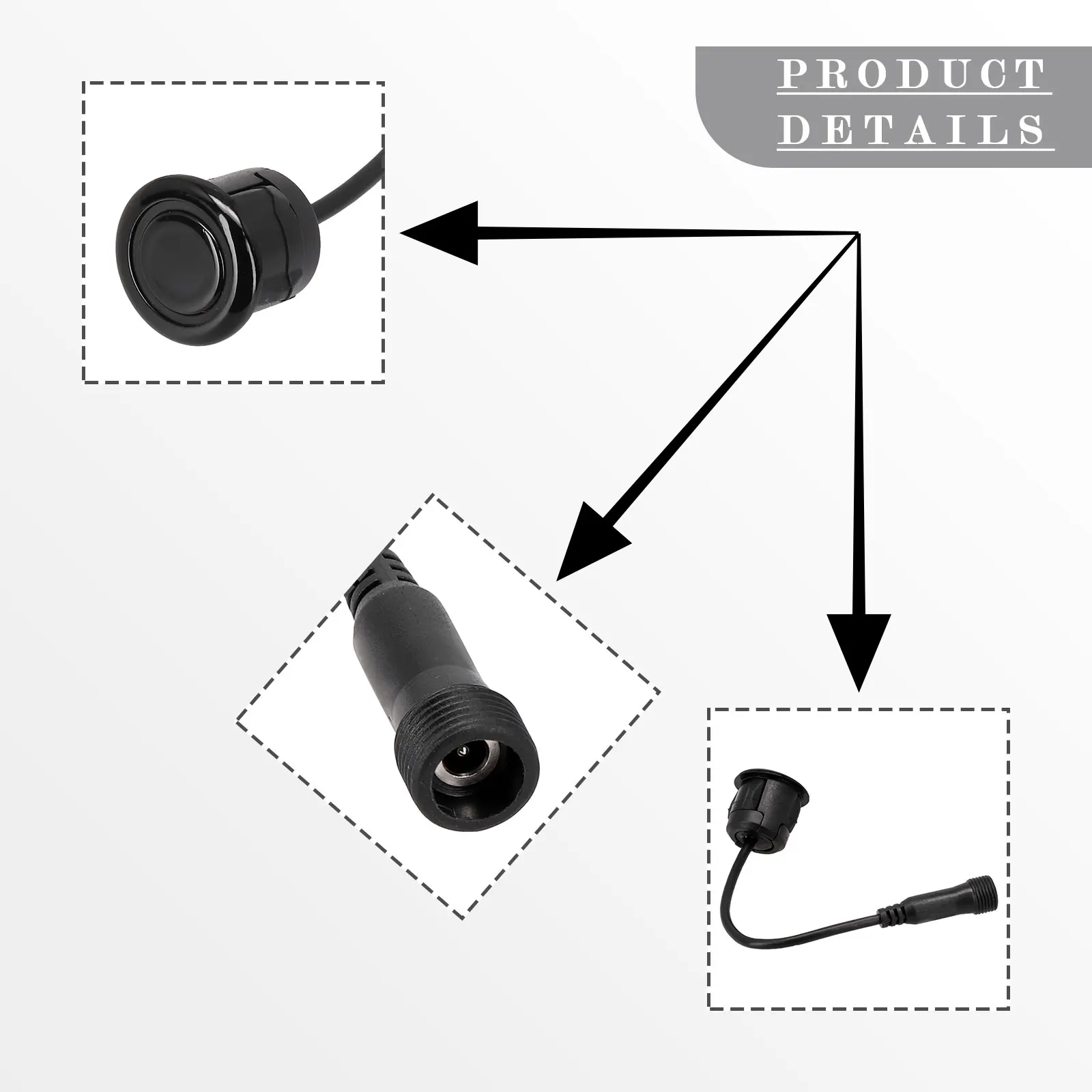 Car Reverse Parking Sensor Mm Cable