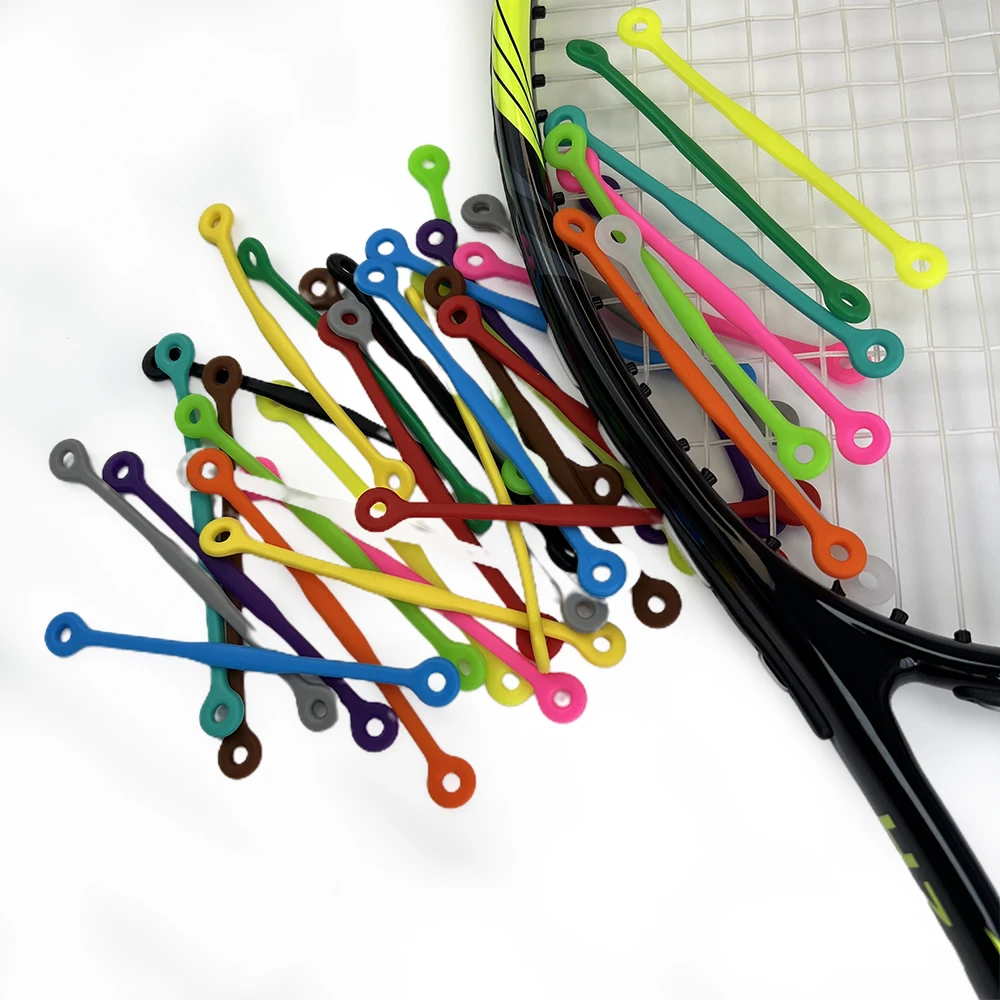 Silico Long Shape Tennis Racket Damper Shock Absorber Vibration Dampeners 40pcs/set tennis accessories,tennis racket shock absorber