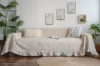 Elegant Multi Functional Couch Chair Cover Thick Retro American Factory Direct Supply Sofa Cover Plain Color Garden Flounces 6