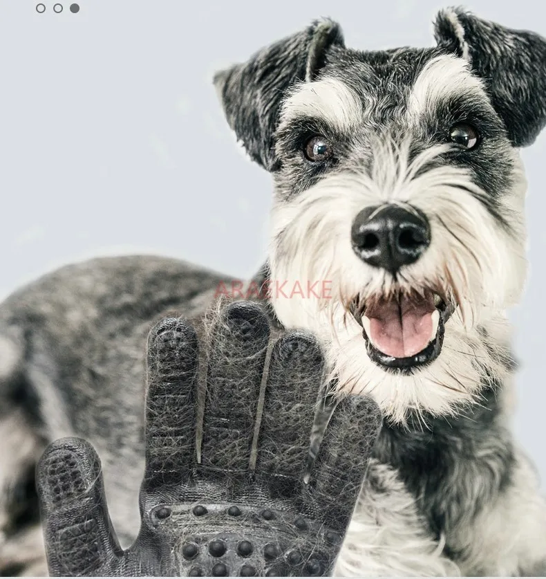 Dog shower gloves, cat pet anti scratch special hair brush, big dog golden fur teddy, massage and scrubbing tool