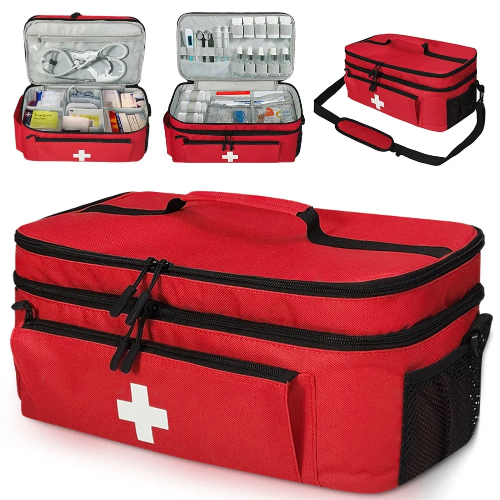 Compact Travel Medicine Bag - Portable Pill and Medication Organizer