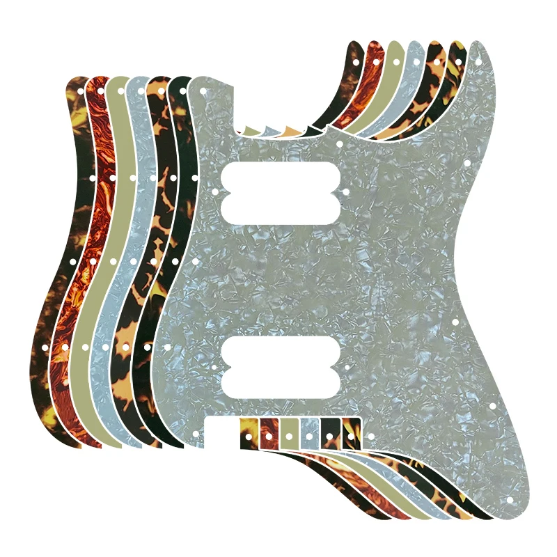 

Custom Parts - For US 11 Screw Holes Strat Floyd Rose Tremolo Bridge Guitar Pickguard Blank With Player HH Pickups Scratch Plate