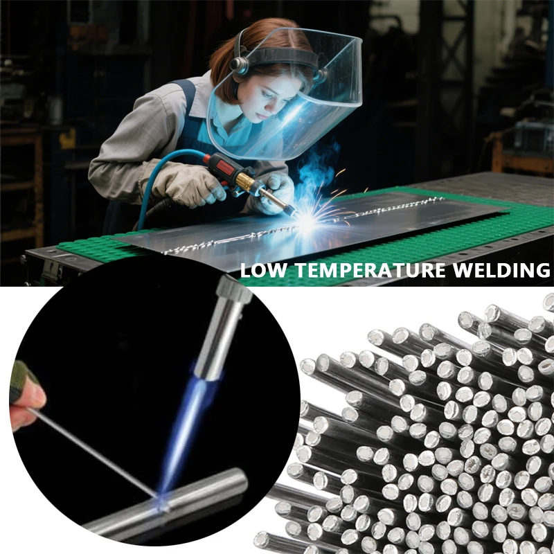 Aluminum Welding Rods Low Temperature Aluminum Brazing Wire For Stainless Steel Copper Iron