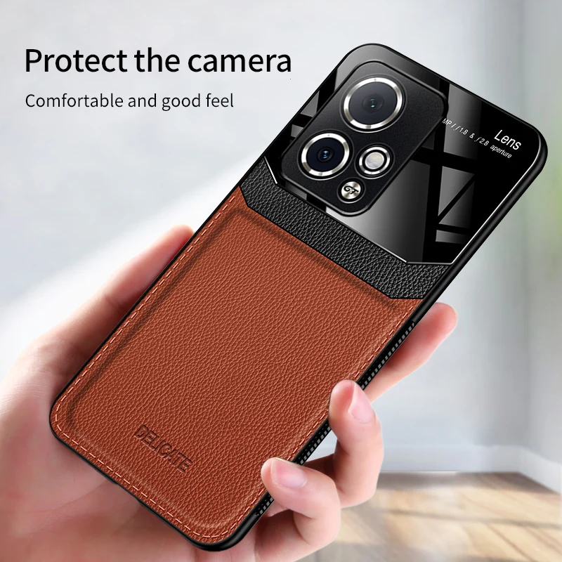 Luxury Leather Texture Shockproof Phone Pouch Case Cover