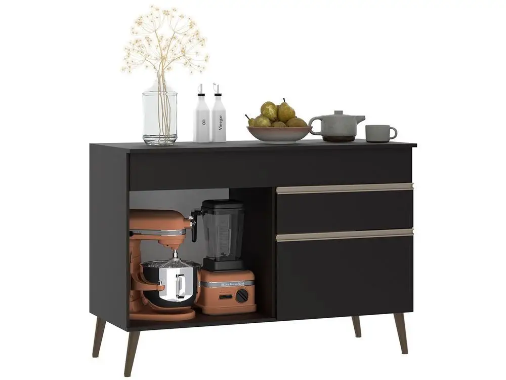 Balcão de Cozinha com Tampo para Pia Luciane 4