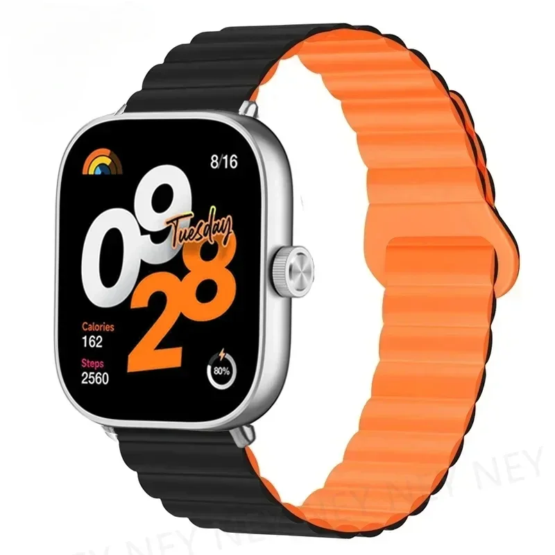 Magnetic Silicone Sport Wristband Bracelet - Universal Smartwatch Accessory