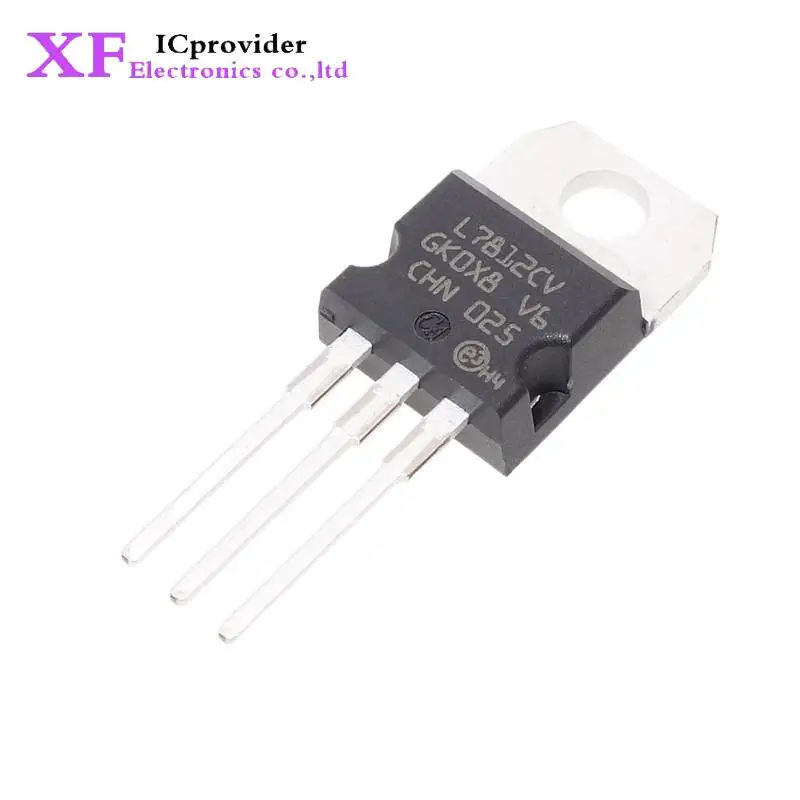10pcs/lot L7812CV L7812 TO220 7812 LM7812 MC7812 TO-220 new and original set for transistors kit,voltage regulator ic