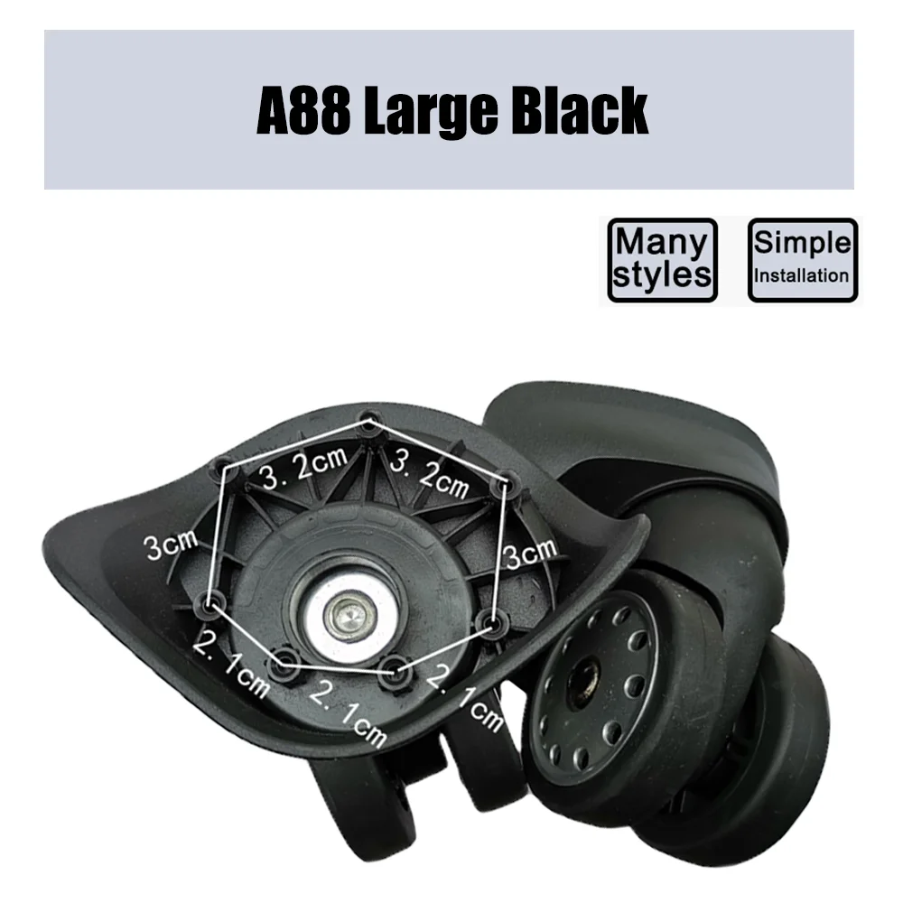 Suitable For Hongri A88 Trolley Case Wheel Pulley Sliding Casters Universal Wheel Luggage Wheel Slient Wear-resistant Smooth