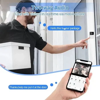 Smart WiFi Doorbell Camera With HD Night Vision Two Way Intercom For Home Security 1