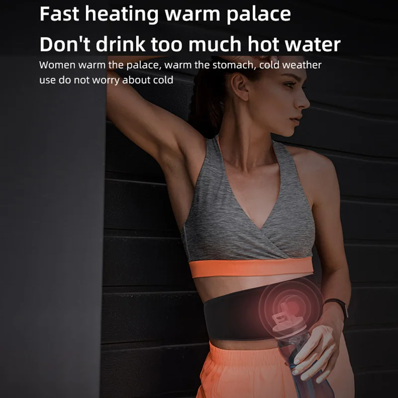 EMS Abs Trainer Heating Electric Muscle Toner Abdominal Toning Belt Muscle Training Body Slim Loss Weight Home Gym Fitness Unise