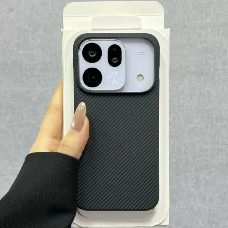 Carbon Fibre Slim Protective Shockproof Hard PC Back Cover Phone Case