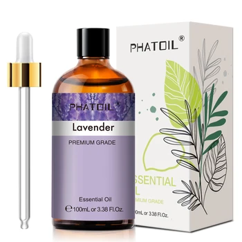 PHATOIL 100ml Eucalyptus Essential Oil For Skin Lavender Vanilla Jasmine Lemon Bergamot Aroma Oil for Aromatherapy Candle Making 4