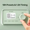 BUYDEEM G67US-A503 Electric Food Steamer for Cooking, 2 Tire Stainless Steel Steamer with Manual Mode, 1500W, 14 Quart, Green 4