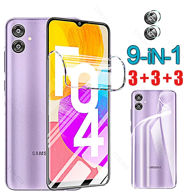 Protezione Posteriore Morbida Per Samsung Galaxy F04 Pellicola Protettiva Per Schermo Pellicola Idrogel Trasparente Per Obiettivo Della Fotocamera Sam