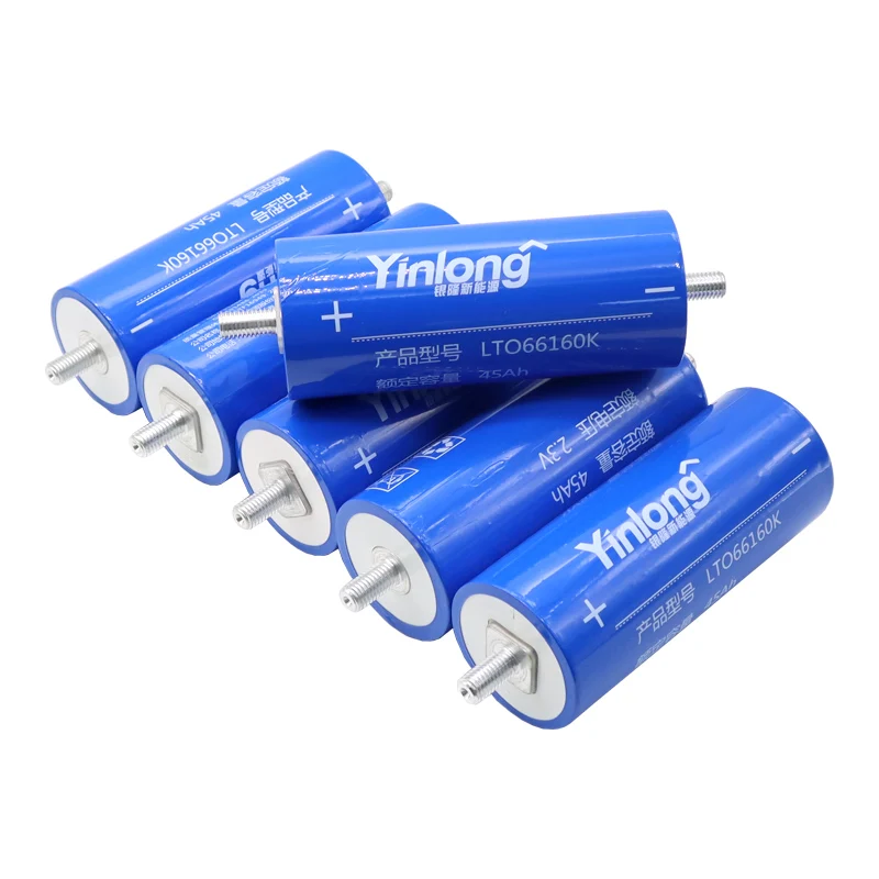 4 pz 2.3V 45Ah batteria al litio titanato Yinlong LTO 66160 10C 450A scarica fai da te 12V 24V 36v batterie resistenti alle basse temperature