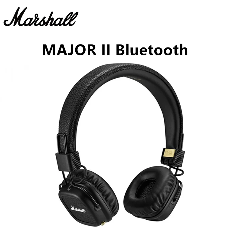 Marshall MAJOR II Bluetooth Wireless Headphones Wireless Earphones Deep  Bass Foldable Sport Gaming Headset with Microphone| | - AliExpress