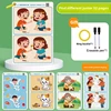 Teaching Resources Equipment Reusable Writing Cards To Draw Identifying Differences Kids Educational Toys Supplies 2
