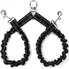 Dog Double Leashes Pet No Tangle Leash Coupler for Walking 2 Dogs Resilient Comfortable Shock Absorbing Reflective Leash 3