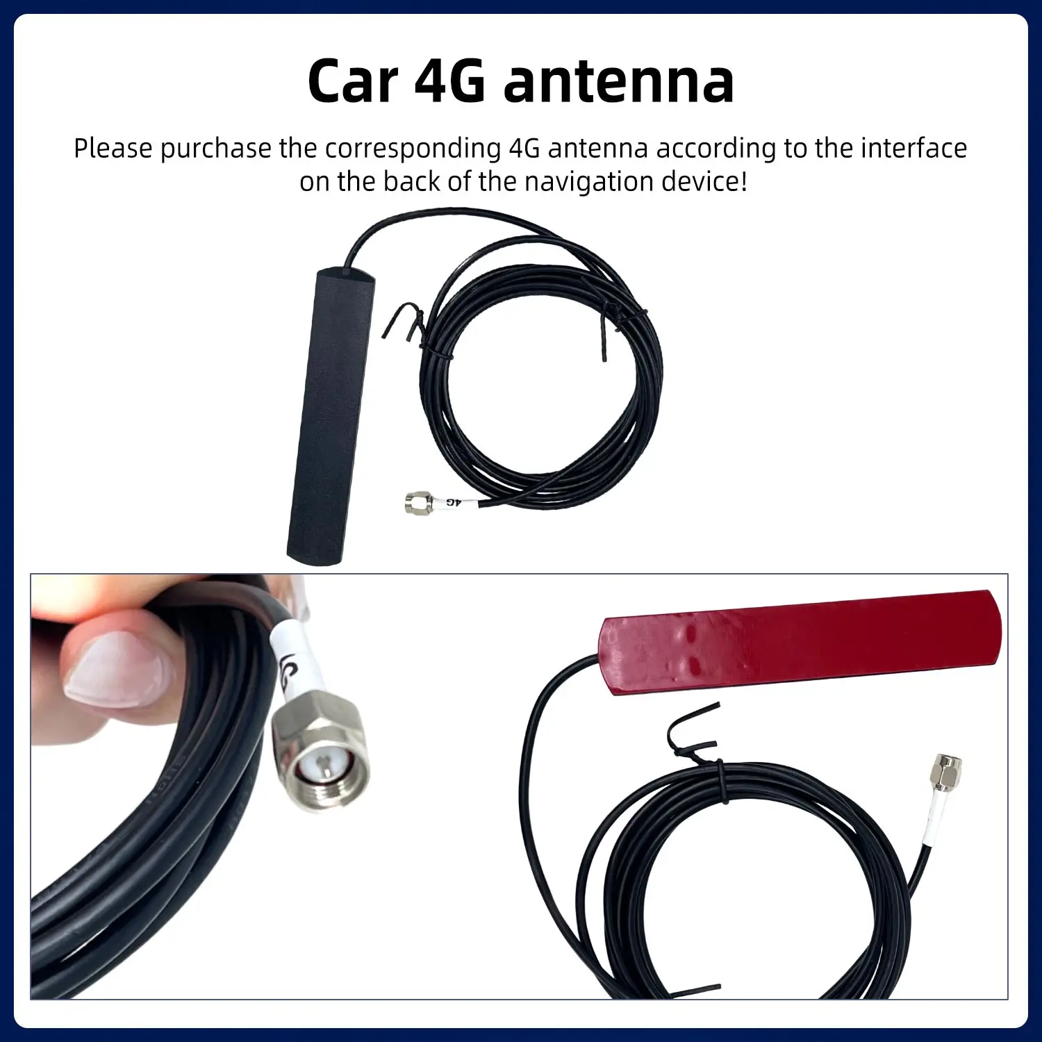 Antenna Auto 5G Dual Band 4G LTE WiFi ad Alto Guadagno con Cavo di Navigazione GPS GPRS per Sistema di Navigazione GPS Radio Stereo Auto - immagine 3